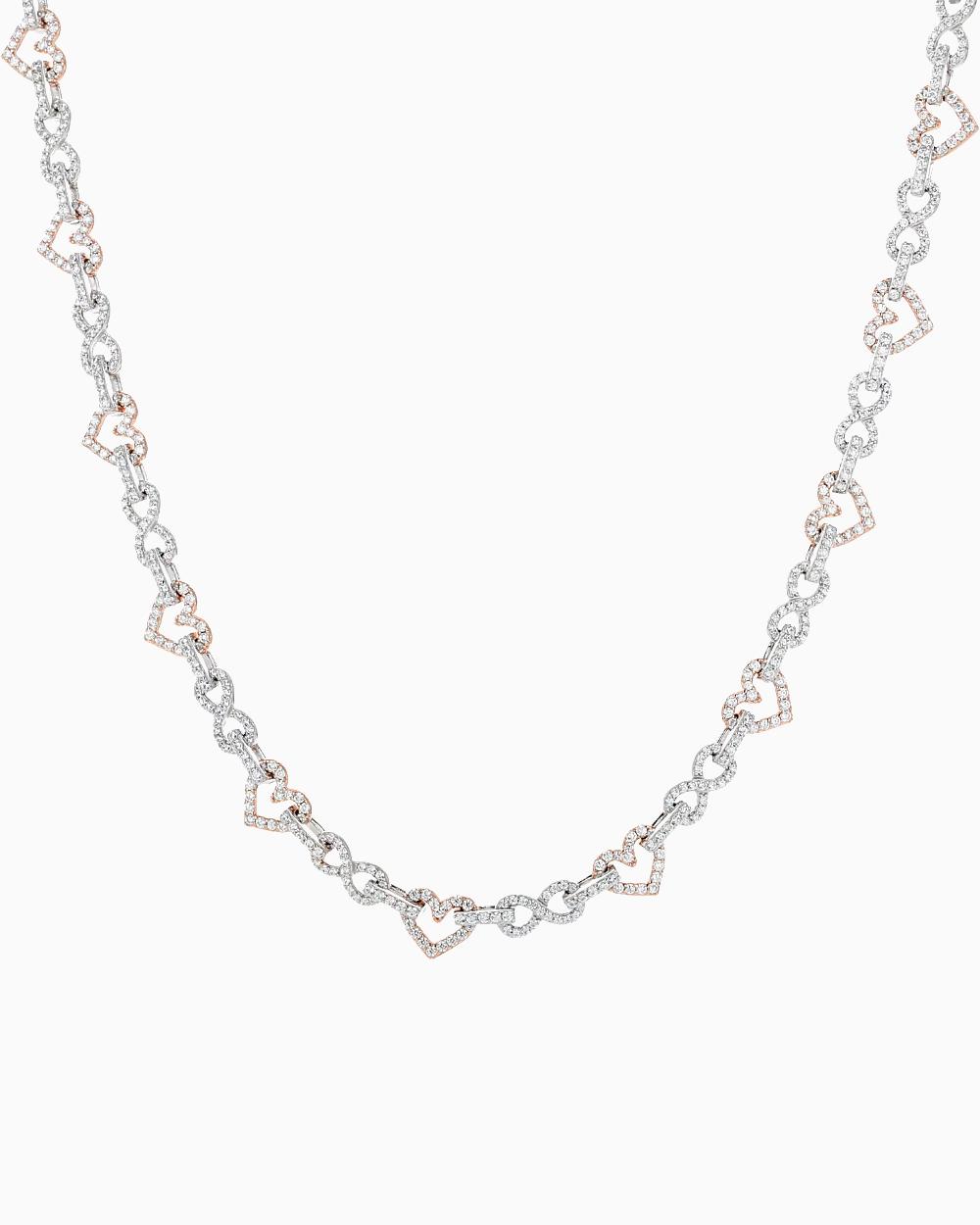 INFINITE HEARTS CHAIN IN MOISSANITE