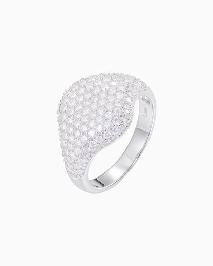 MOISSANITE STATEMENT RING.