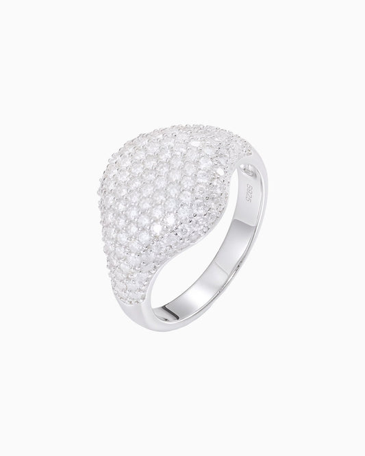 MOISSANITE STATEMENT RING.