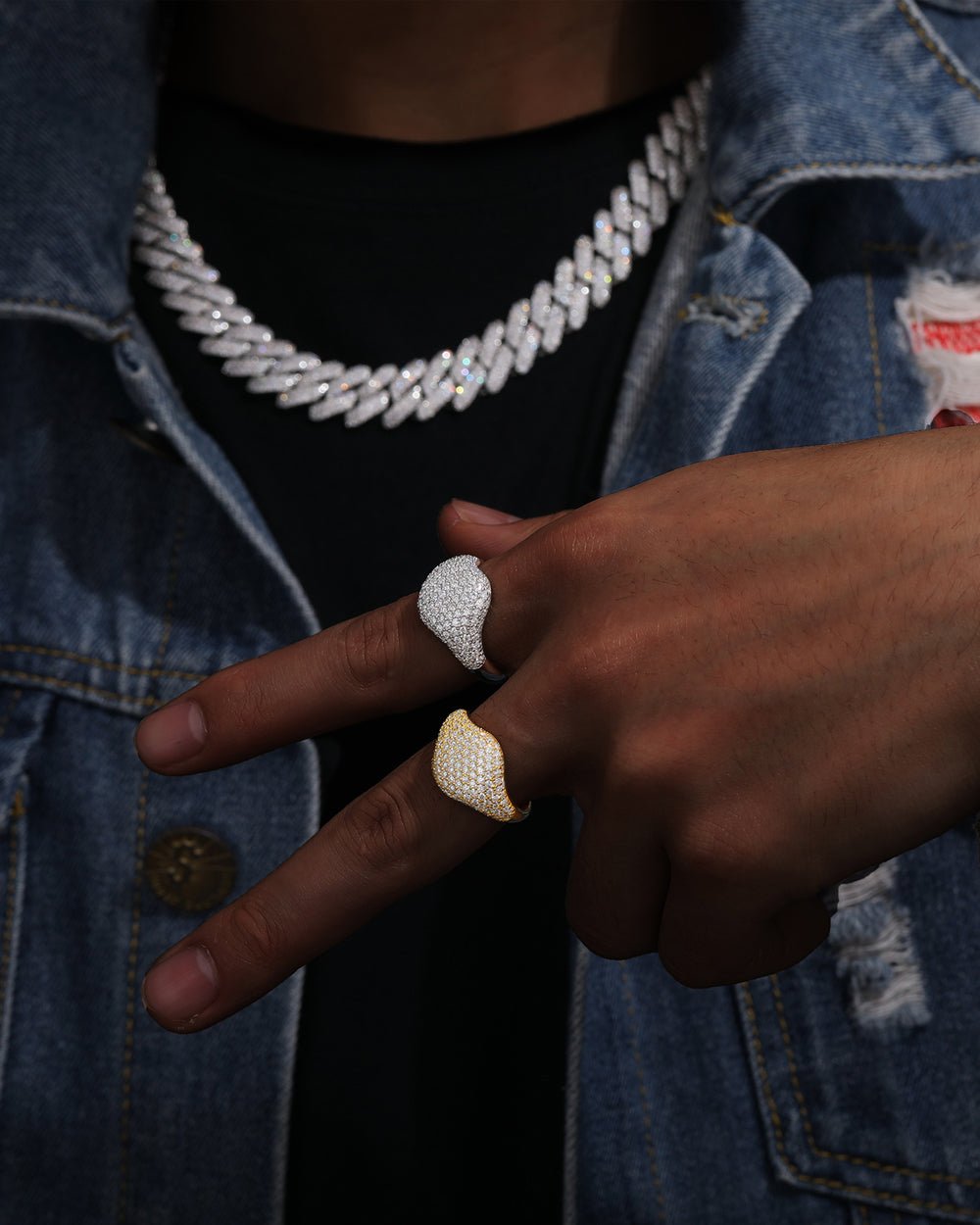 MOISSANITE ENGAGEMENT RING.