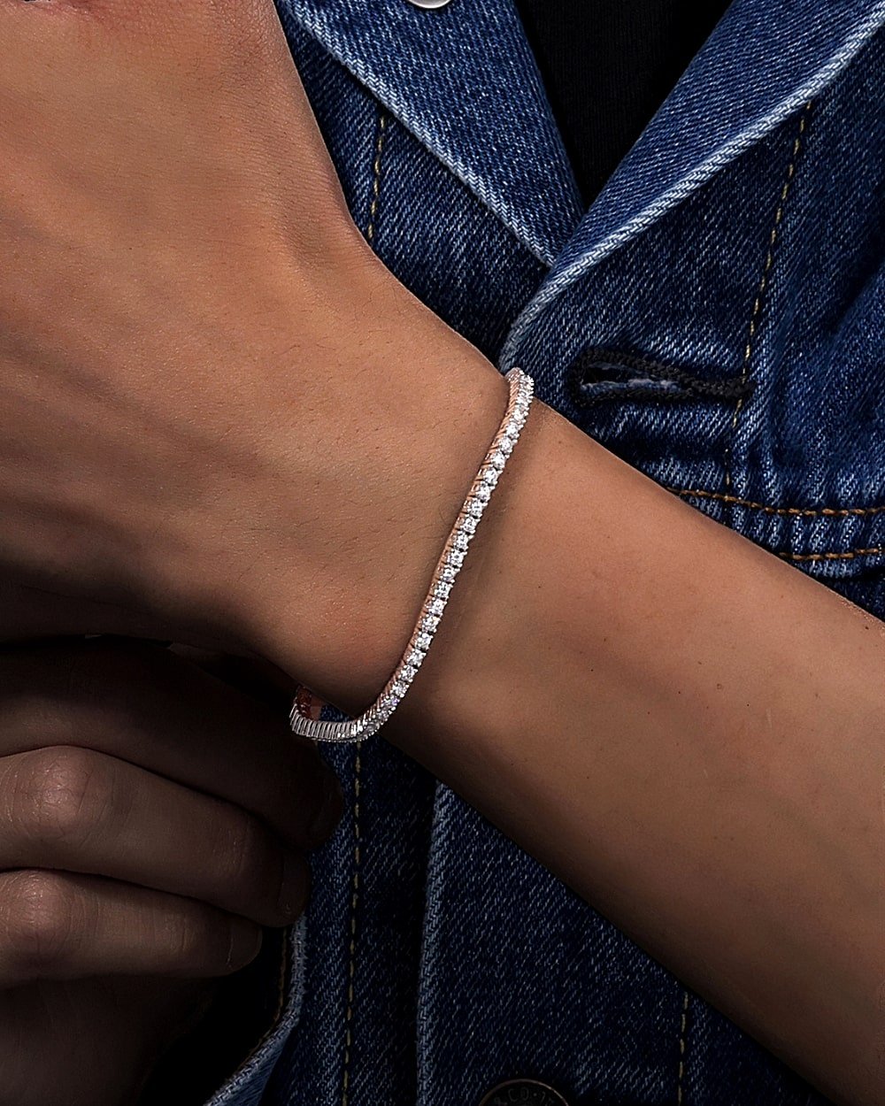 MOISSANITE TENNIS BRACELET - 2MM