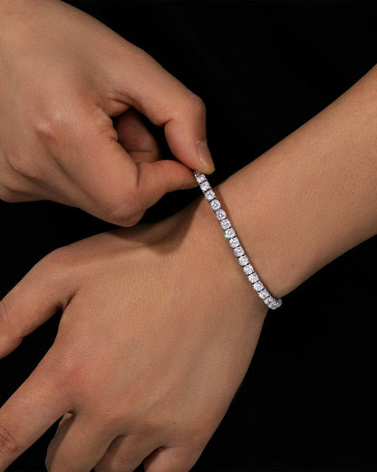 MOISSANITE TENNIS BRACELET - 4MM