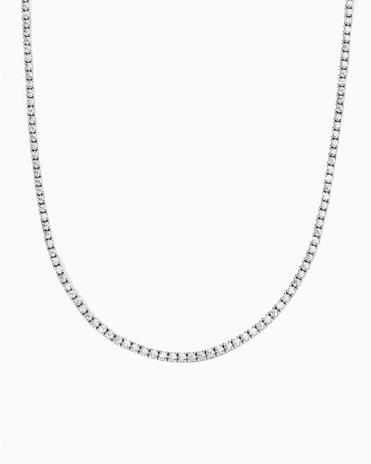 MOISSANITE TENNIS CHAIN. - 2MM