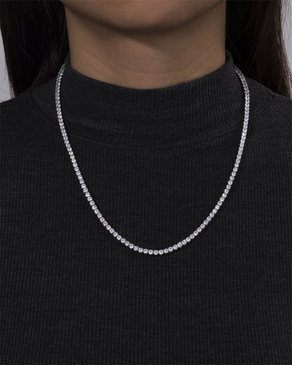 MOISSANITE TENNIS CHAIN - 3MM