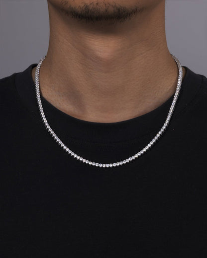 MOISSANITE TENNIS CHAIN - 3MM