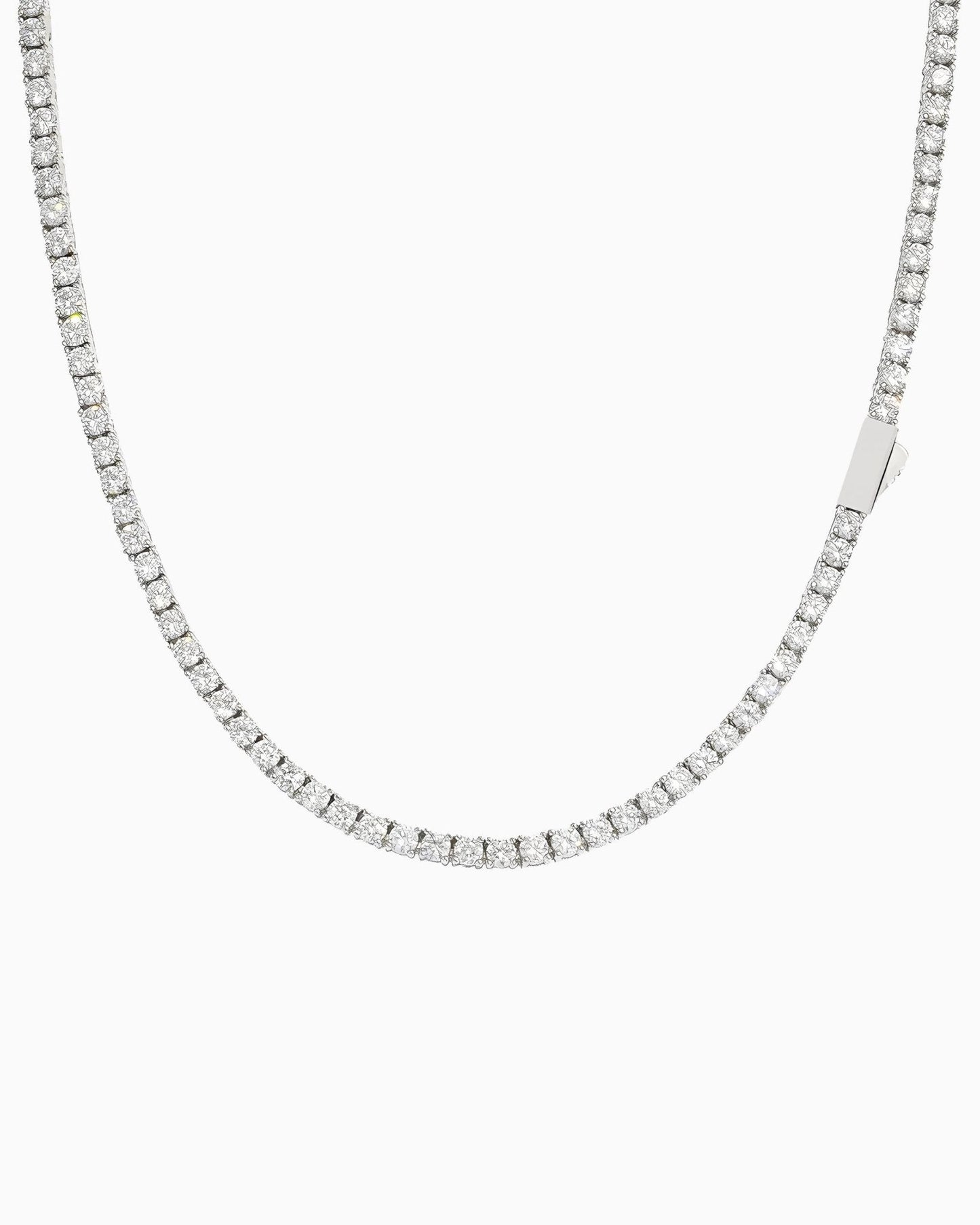 MOISSANITE TENNIS CHAIN - 4MM