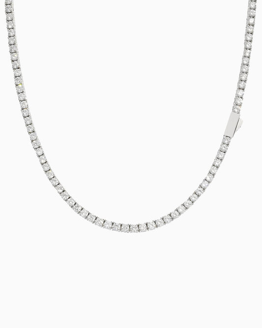 MOISSANITE TENNIS CHAIN - 4MM