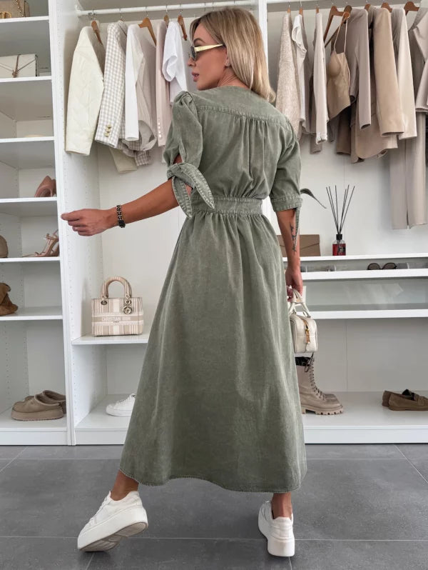 Ivanka™ | Radiant Denim Dress