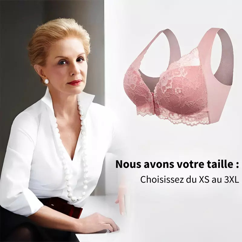 Lela | Wireless Push-Up Bra with Front Closure