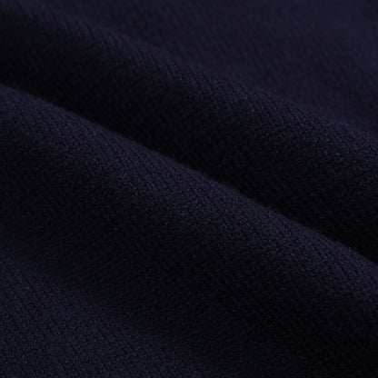 Vintage Cardigan for Men – Knitted with Contrast Details and Deep V-Neck