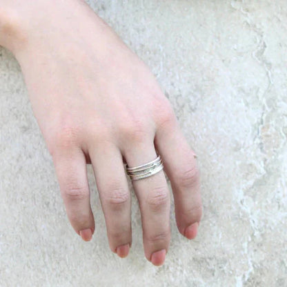 Brilliance - Silver Plated Gold Ring