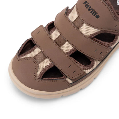 Men's Brown Breathable Sandals Comfortable Rubber Sole