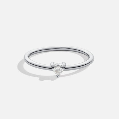'Kleine Liebe' Heart-Shaped Crystal Ring