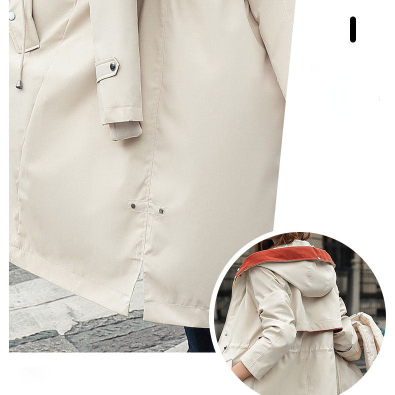 Fionna – Women's Winter Coat with Hood and Soft Faux Fur Collar