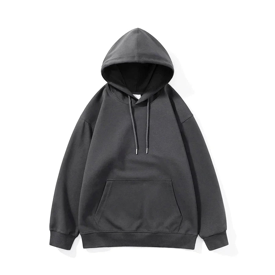 Unisex Oversized Cotton Polyester Hoodie for Autumn
