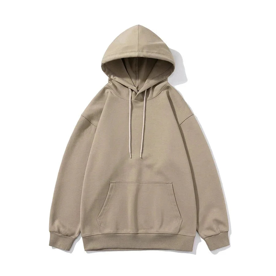 Unisex Oversized Cotton Polyester Hoodie for Autumn