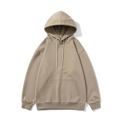 Unisex Oversized Cotton Polyester Hoodie for Autumn