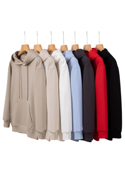 Unisex Oversized Hoodie Cotton Polyester Autumn