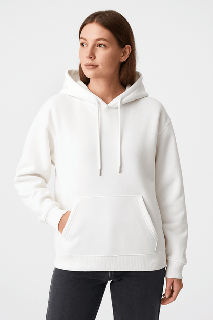 Unisex Oversized Cotton Polyester Hoodie for Autumn