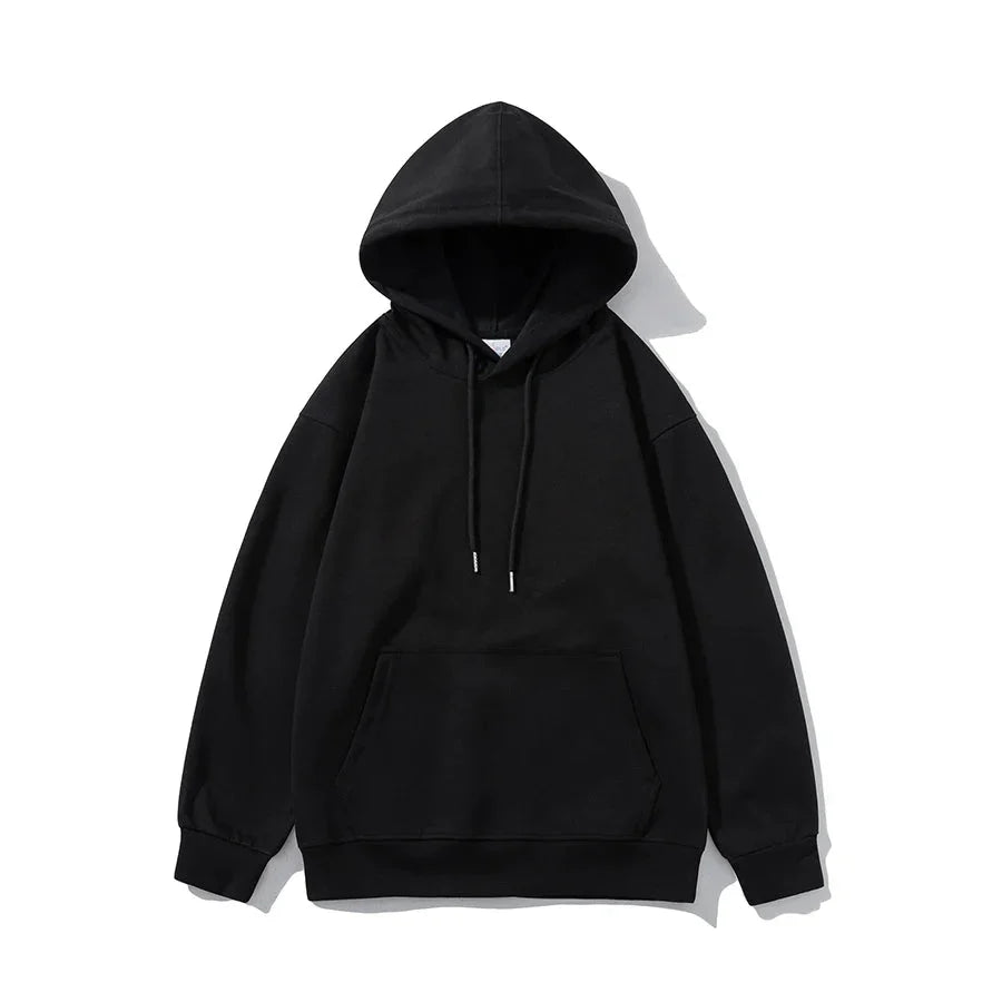 Unisex Oversized Cotton Polyester Hoodie for Autumn