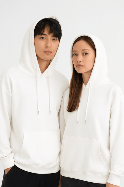 Unisex Oversized Cotton Polyester Hoodie for Autumn