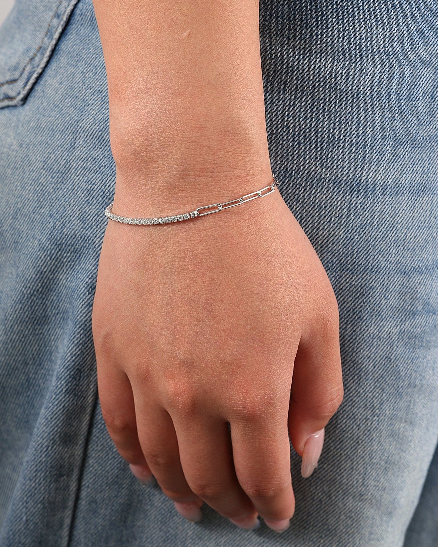 TENNIS CLIPPER BRACELET.