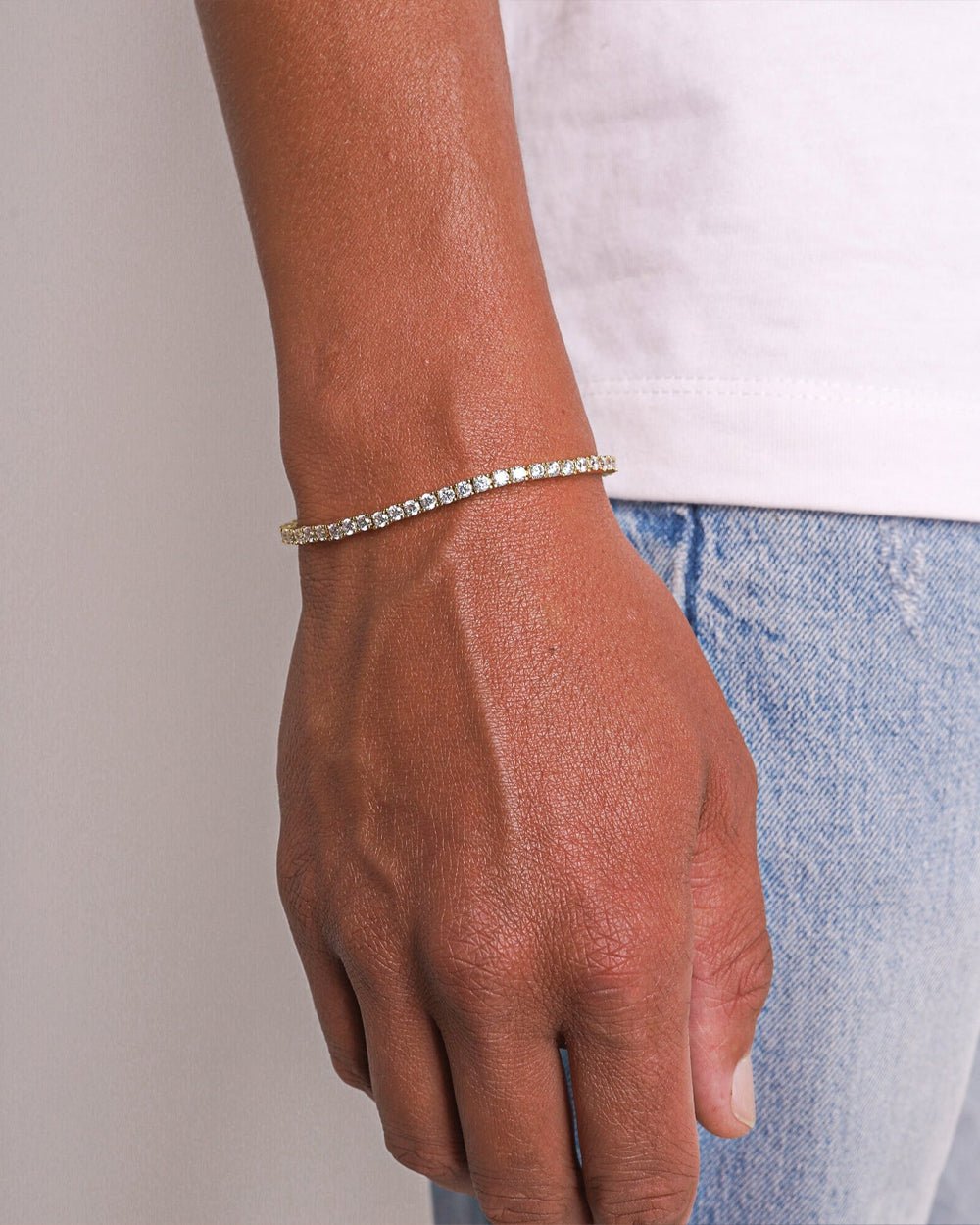 TENNISBOY BRACELET - 3MM OR