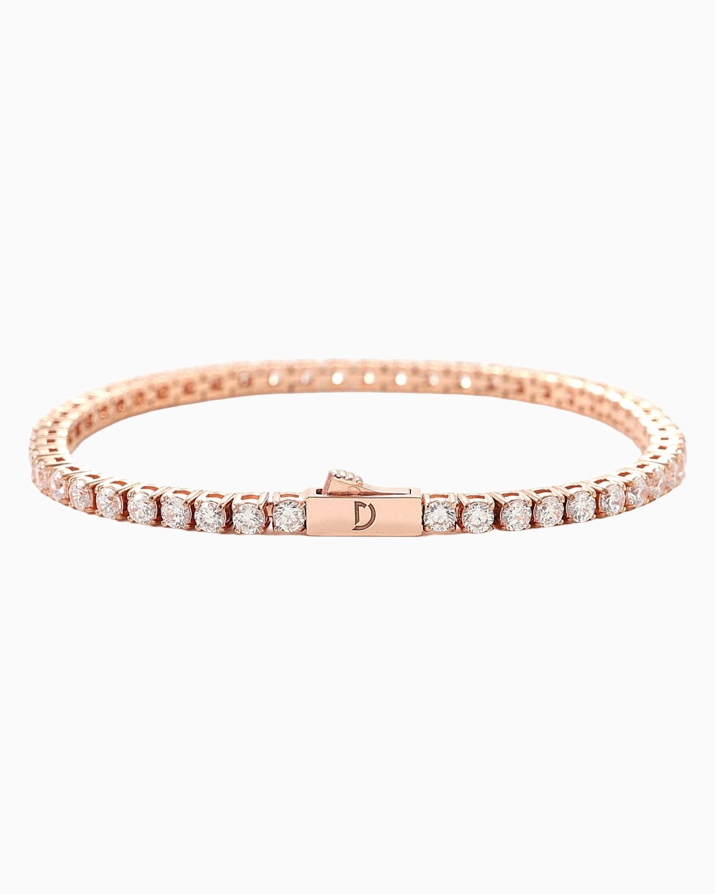 TENNISBOY BRACELET - 3MM OR ROSE