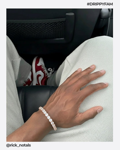 TENNISBOY BRACELET - 5MM OR ROSE