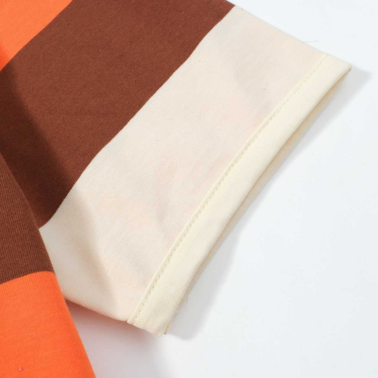 Men's Retro Sunset Striped T-Shirt – 1970s Vintage Style