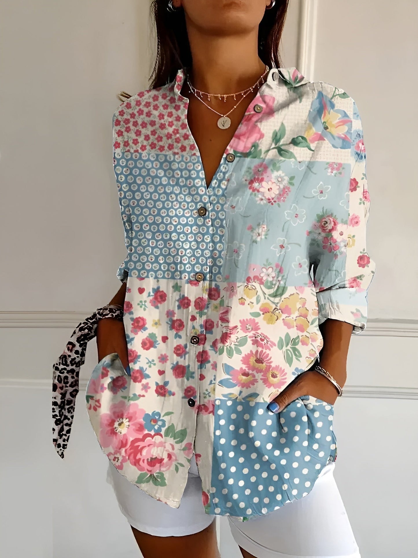 Maia | Summer Floral Blouse