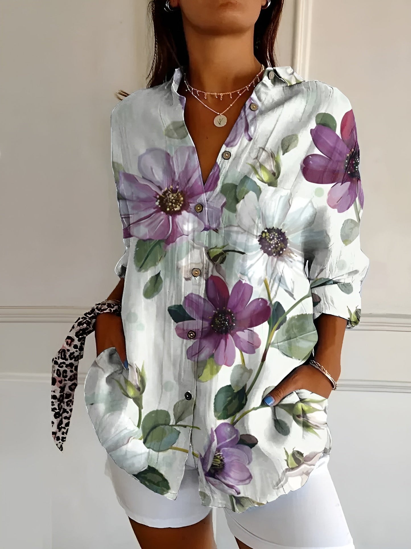 Maia | Summer Floral Blouse