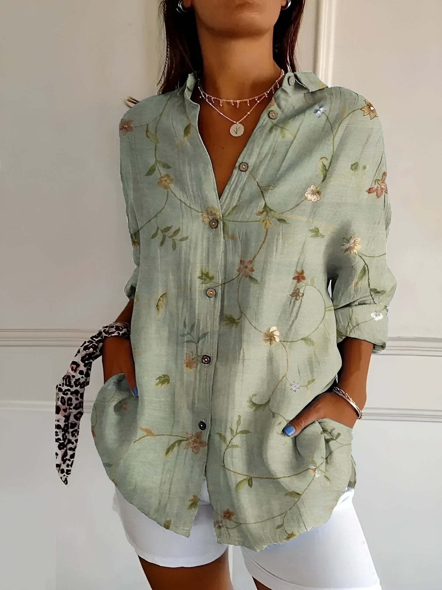 Maia | Summer Floral Blouse