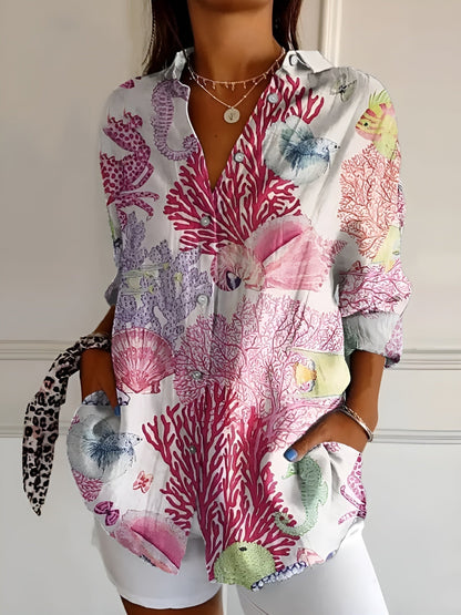 Maia | Summer Floral Blouse