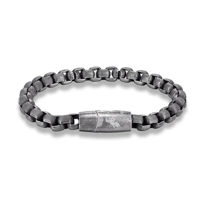 Chain and Link Bracelet for Men