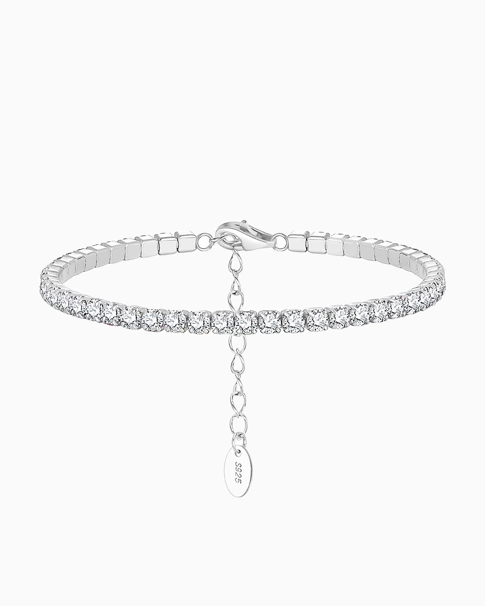 WHITE ICE BRACELET - 3MM