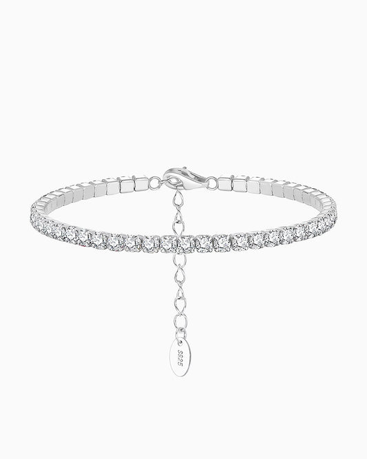 WHITE ICE BRACELET - 3MM