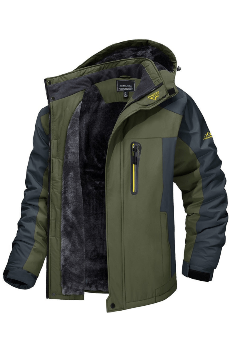 William | Padded Fleece Hooded Windbreaker