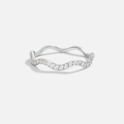 Zenya Ring in Crystal and Silver